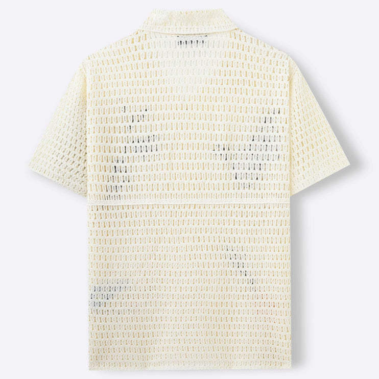 Embroidery Knitwear Short Sleeve Shirt---5524 - TALKLESSFASHION