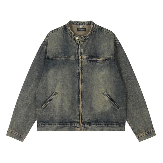 Denim Cargo Pants Jacket Men's Coat - TALKLESSFASHION
