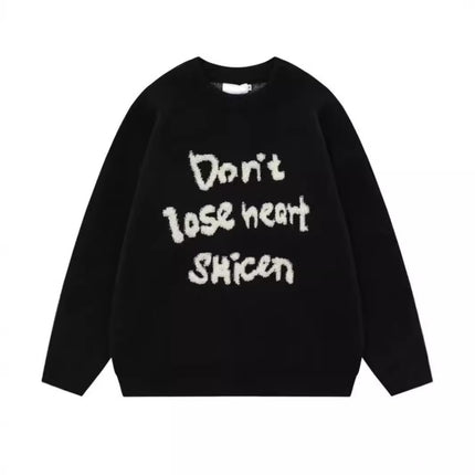 Retro Jacquard Sweater—7590 - TALKLESSFASHION