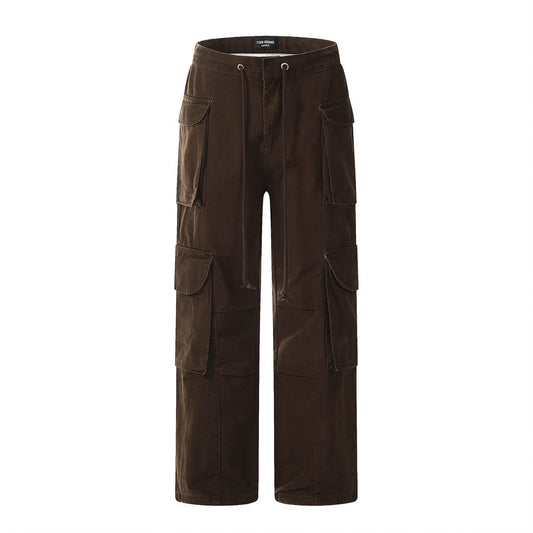 TALKLESS Three-dimensional Large Pocket Trousers--9974 - TALKLESSFASHION