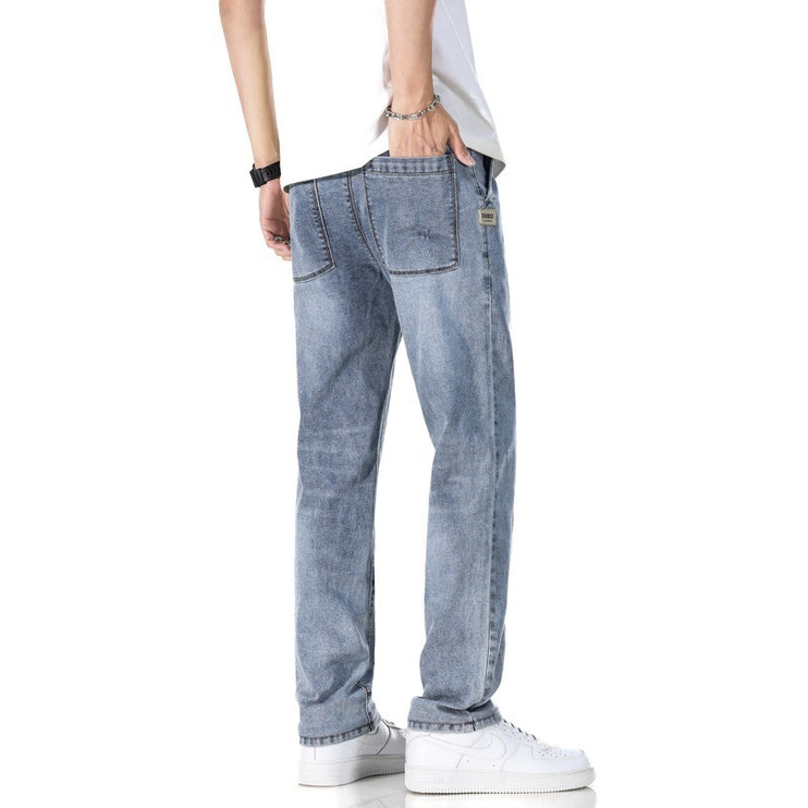 BreezeLine Tailored Straight Jeans —8944 - TALKLESSFASHION