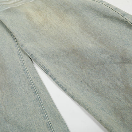 Distressed Dirty Machete Jeans For Men - TALKLESSFASHION