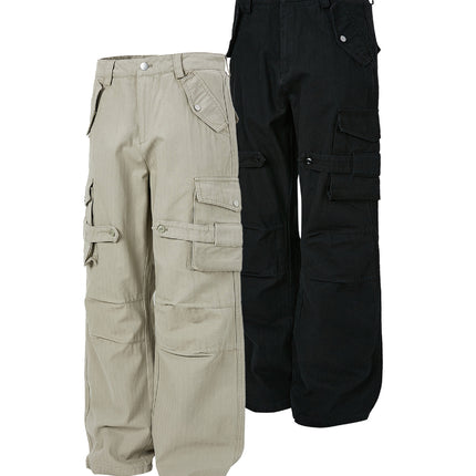 Tactical Pocket Inspiration Tooling Paratrooper Pants - TALKLESSFASHION