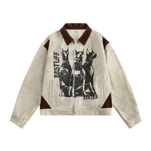Fashion Printed Jacket Coat Men—7455 - TALKLESSFASHION