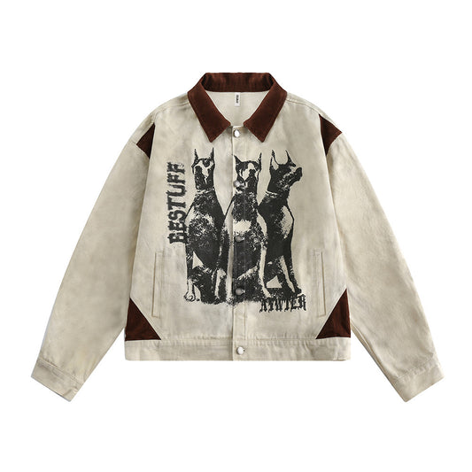 Fashion Printed Jacket Coat Men—7455 - TALKLESSFASHION