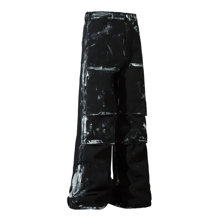 Retro Rugged Multi-pocket Jeans—7543 - TALKLESSFASHION
