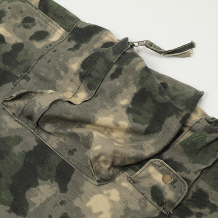 Mountain Outdoor Multi-pocket Workwear Tie-dye Camouflage Pants Men - TALKLESSFASHION