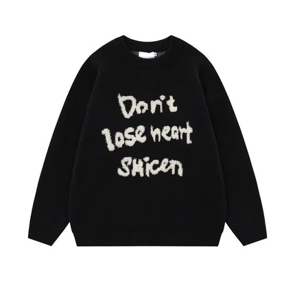 Retro Jacquard Sweater—7590 - TALKLESSFASHION