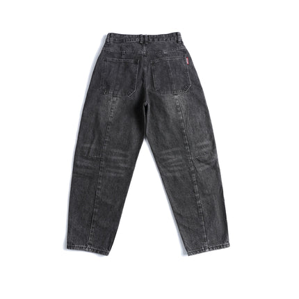 Retro Washed Heavy Ounce Deconstruction Patchwork Jeans - TALKLESSFASHION