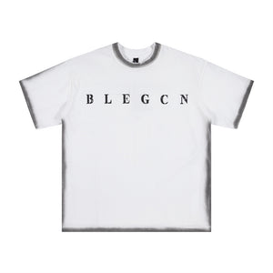Spray Painting Outline Short Sleeve Men's High Street Design Sense - TALKLESSFASHION