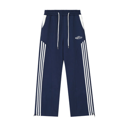 Side Striped Stitching Casual Pants---1554 - TALKLESSFASHION