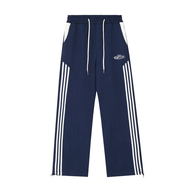 Side Striped Stitching Casual Pants---1554 - TALKLESSFASHION