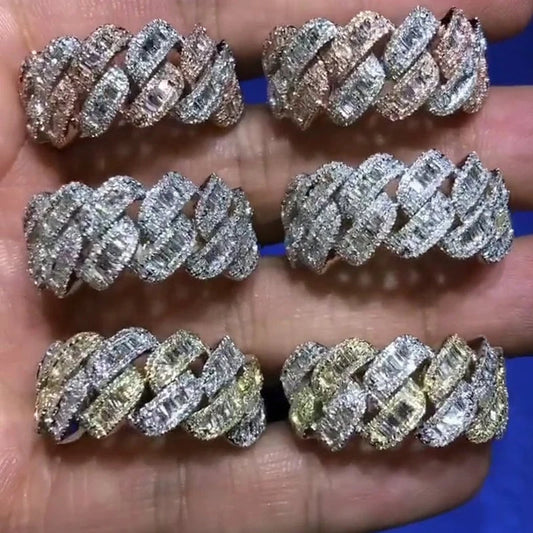 Iced Out Bling Men Finger Ring-----1526 - TALKLESSFASHION