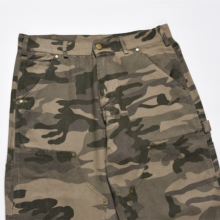 TALKLESS Retro Camouflage Pants--1129 - TALKLESSFASHION