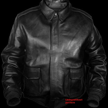 Retro Oversized Leather Coat—-7644 - TALKLESSFASHION