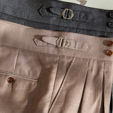 TALKLESS Retro Italian Blended Casual Pants--7233 - TALKLESSFASHION