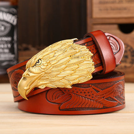 Men's Fashion Eagle Leather Belt - TALKLESSFASHION