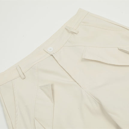 Overalls Men's Ribbon Pocket Design Pleated - TALKLESSFASHION