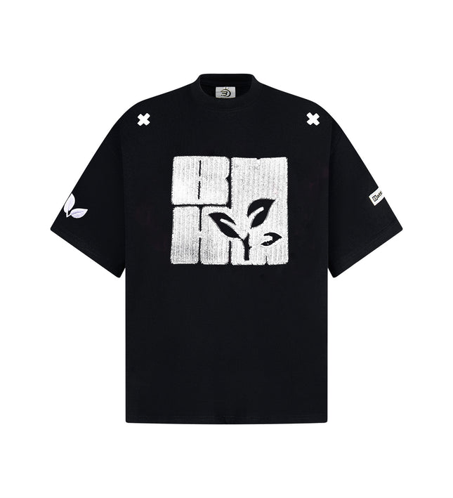 Embroidery Lettered Short-sleeved T-shirt ---8225 - TALKLESSFASHION