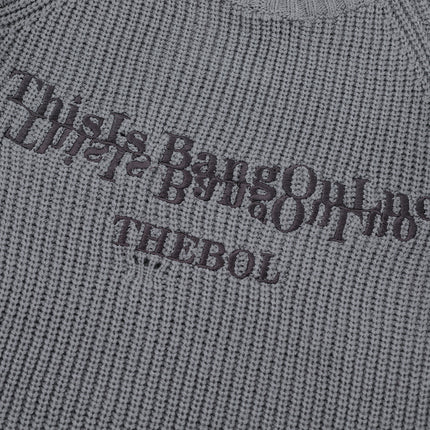 Lazy Ripped Sweater Men's Loose - TALKLESSFASHION