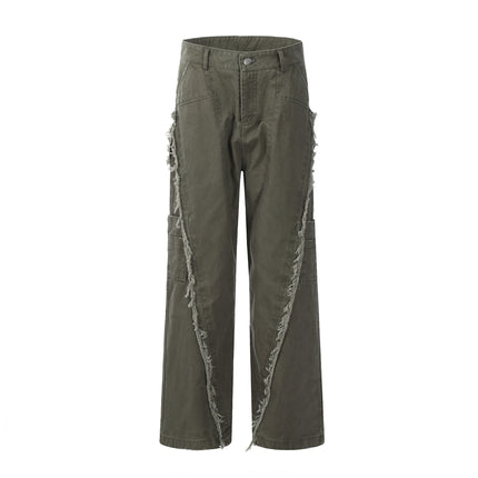 American Retro Cleanfit Loose Heavy Industry Washed And Worn Overalls - TALKLESSFASHION