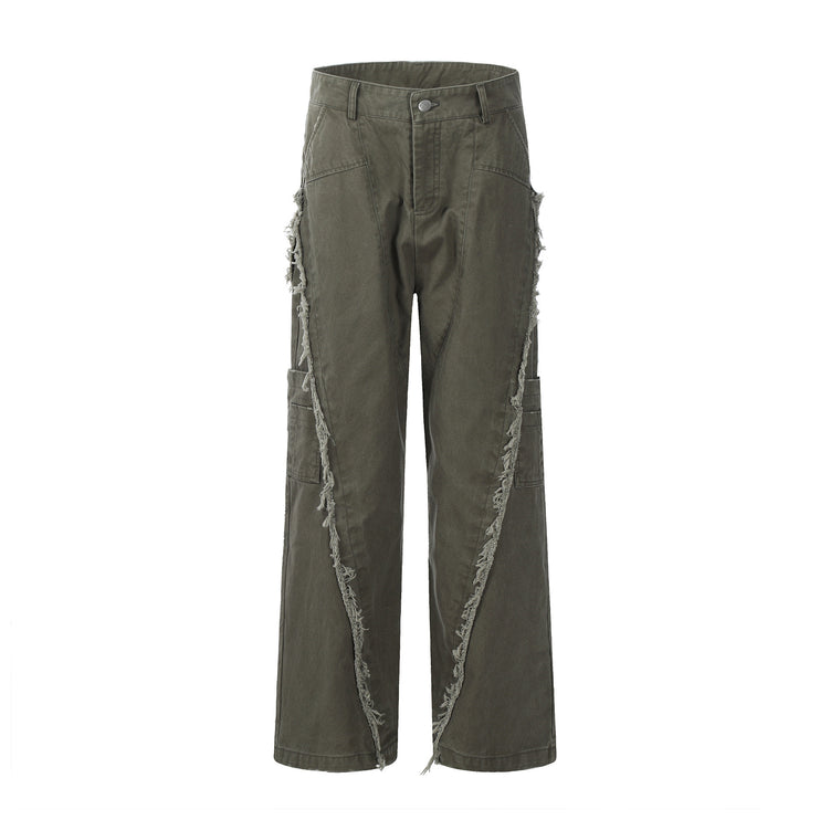 American Retro Cleanfit Loose Heavy Industry Washed And Worn Overalls - TALKLESSFASHION