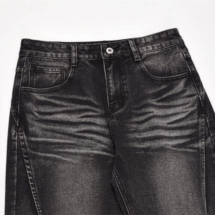Fashion Wash Distressed Straight Jeans For Men - TALKLESSFASHION