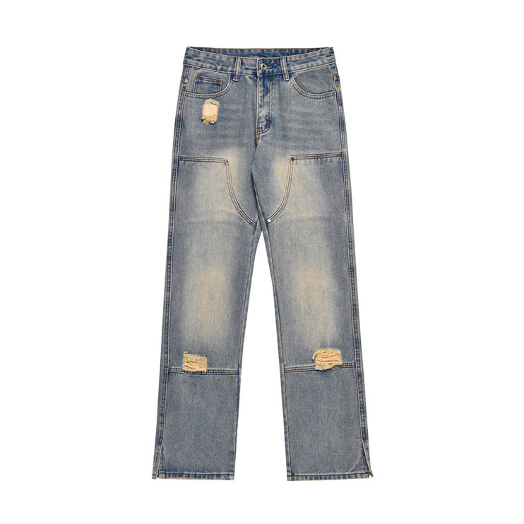 American Retro Fashion And Personalized Jeans For Men - TALKLESSFASHION