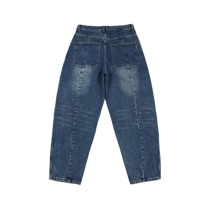 Retro Washed Heavy Ounce Deconstruction Patchwork Jeans - TALKLESSFASHION