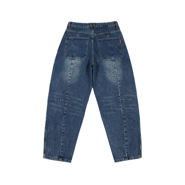 Retro Washed Heavy Ounce Deconstruction Patchwork Jeans - TALKLESSFASHION