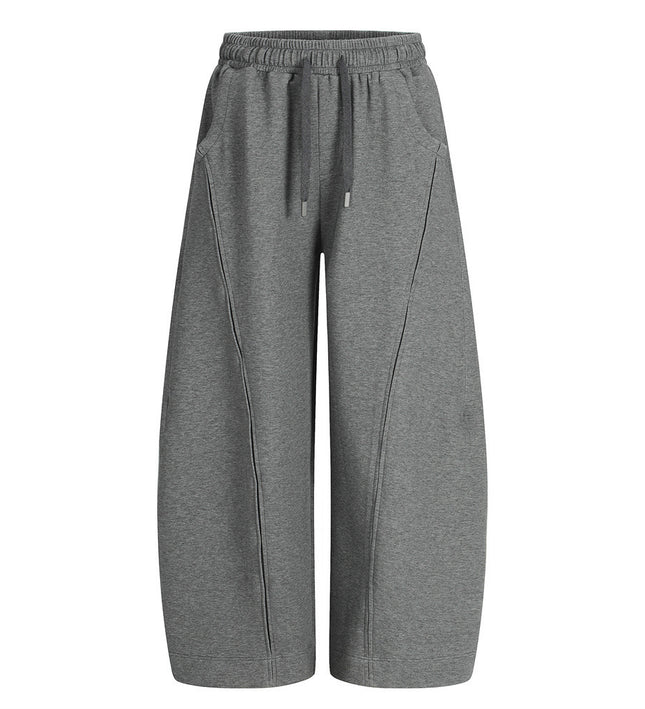 American Retro  Drawstring sweatPants --7080