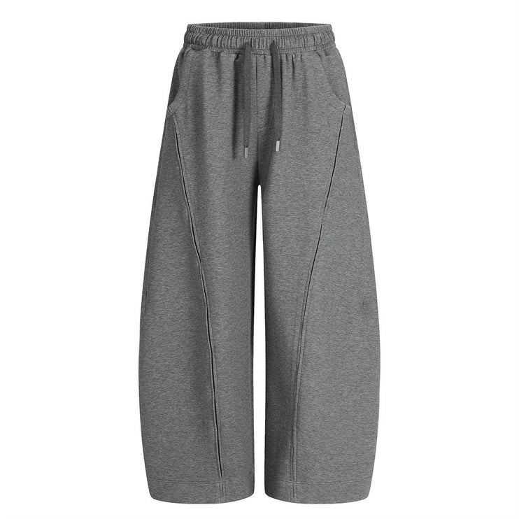 American Retro  Drawstring sweatPants --7080