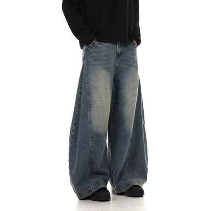 Retro Wide Leg Jeans—7365 - TALKLESSFASHION