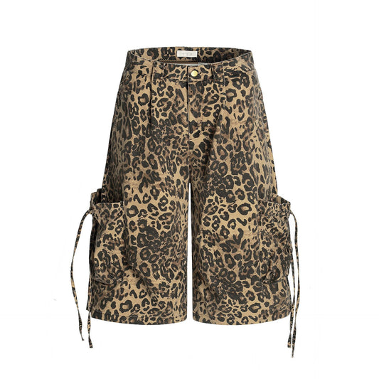 Leopard Luxe Cropped short Jort—1993 - TALKLESSFASHION