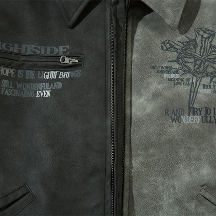 Crossroad Leather Jacket—7349 - TALKLESSFASHION