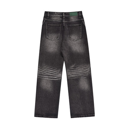 Fashion Wash Distressed Straight Jeans For Men - TALKLESSFASHION