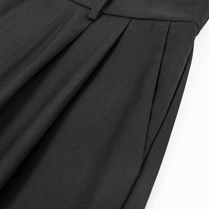 TALKLESS Pleating Loose Long Pants--1442 - TALKLESSFASHION