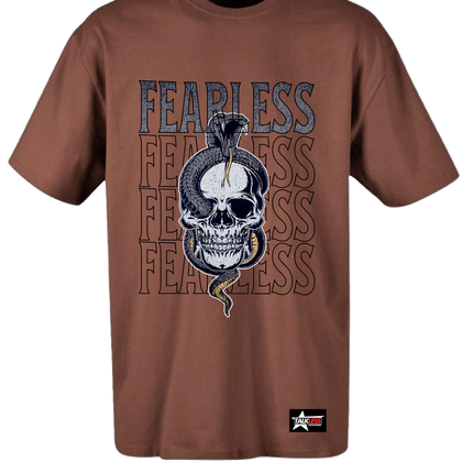 FEARLESS unisex oversize T-Shirt Short sleeve streetwear - TALKLESSFASHION