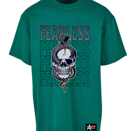 FEARLESS unisex oversize T-Shirt Short sleeve streetwear - TALKLESSFASHION