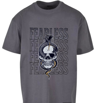 FEARLESS unisex oversize T-Shirt Short sleeve streetwear - TALKLESSFASHION