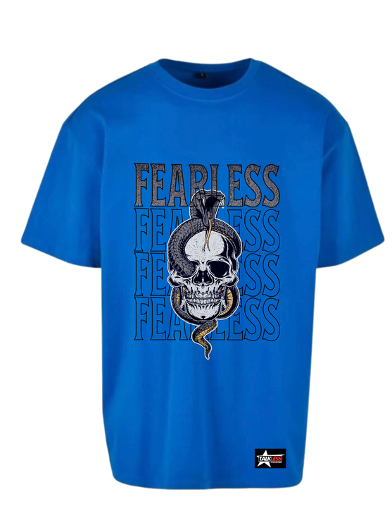 FEARLESS unisex oversize T-Shirt Short sleeve streetwear - TALKLESSFASHION