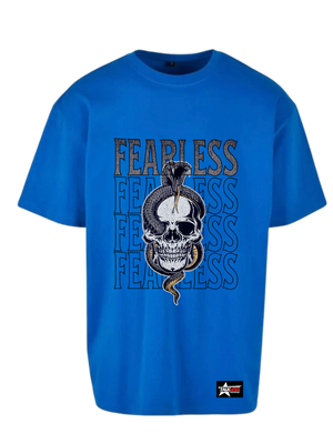 FEARLESS unisex oversize T-Shirt Short sleeve streetwear - TALKLESSFASHION