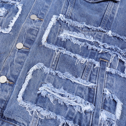 “Rugged Charm: The Distressed Jacket Trend”—7350 - TALKLESSFASHION