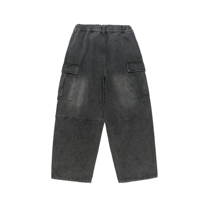 Season New Washed Fried Flower Denim Trousers - TALKLESSFASHION