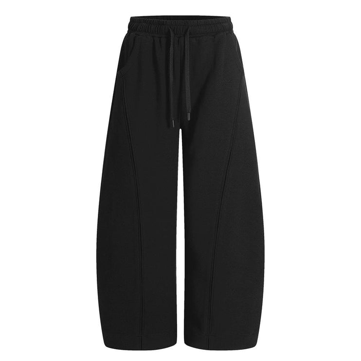 Mein Shop 0 Black / L American Retro  Drawstring sweatPants --7080