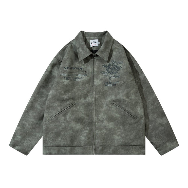 Mein Shop 0 Crossroad Leather Jacket—7349