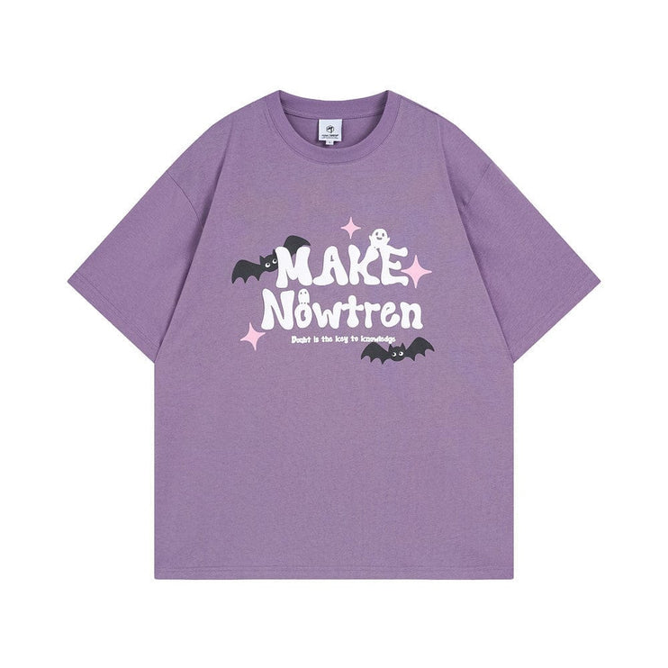 Mein Shop 0 Devil Castle Short-sleeved T-shirt Dark Trend