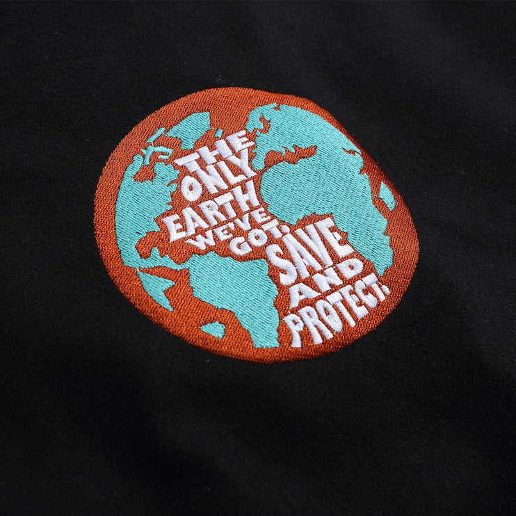 Mein Shop 0 Embroidered PU Leather Jacket—-7398