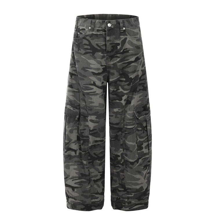 Mein Shop 0 Multi-pocket Design Outdoor Casual Trousers