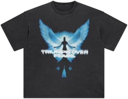 Mein Shop 0 Retro Cotton-padded Clothes T-shirt Street Hip Hop Casual Short Sleeve Men Clothing Top